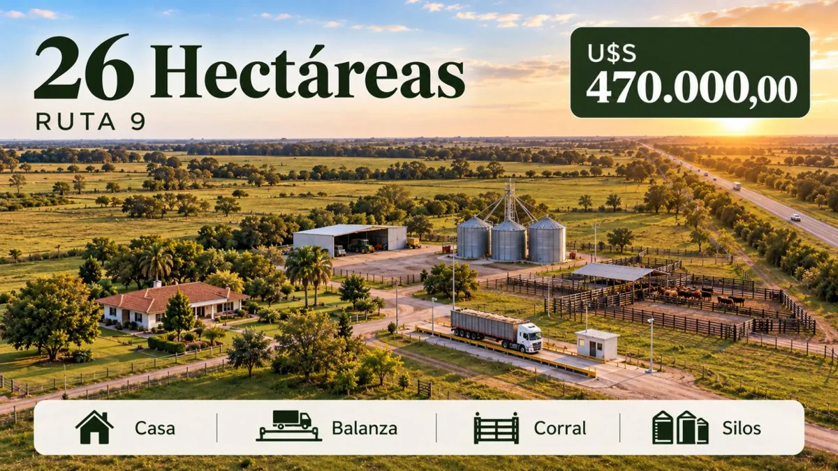Campo 26 Hectareas Ruta 9